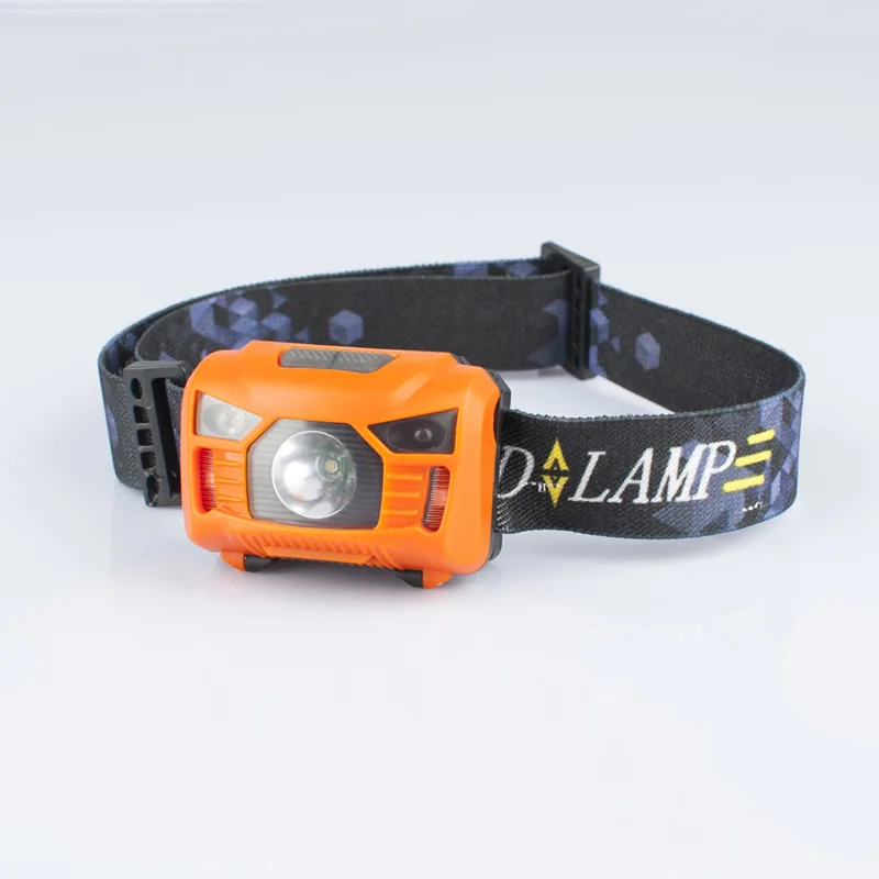 

LED Sensor Headlamp Mini Headlight with Headband Camping Fishing Flashlight Head Torch Lamp MDJ998