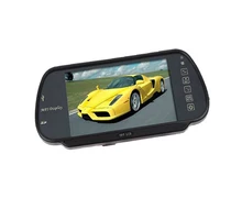 7” Color TFT LED display Car Monitors Car Rear View Mirror Monitor Vehicle Parking Rearview Monitor support MP3,MP4 SD cards