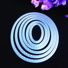 Легкий овальной формы Скрапбукинг резак для украшений из углеродистой стали режущие штампы для альбома бумажные карты ремесла