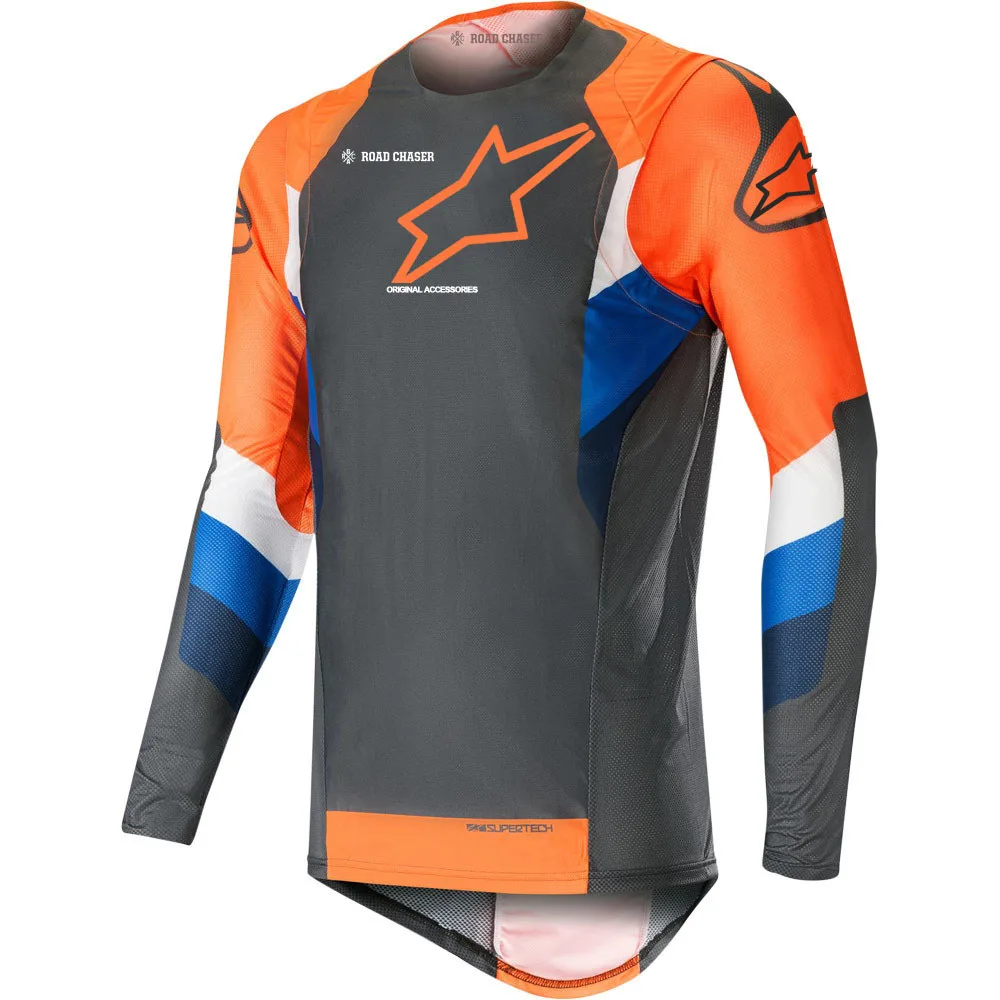 Зима Осень Motocicleta Мотокросс MTB велосипед Camisetas рубашка MTB Горные Джерси MX DH внедорожные майки популярные звезды MTB ткань - Цвет: without fleece 5