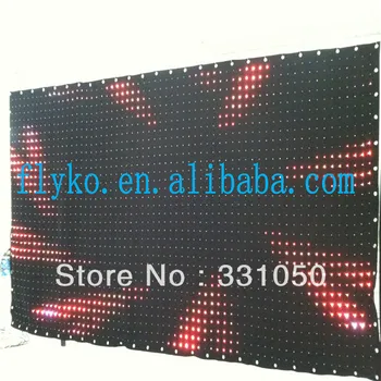 

Alibaba expressing new products led video curtain for wedding