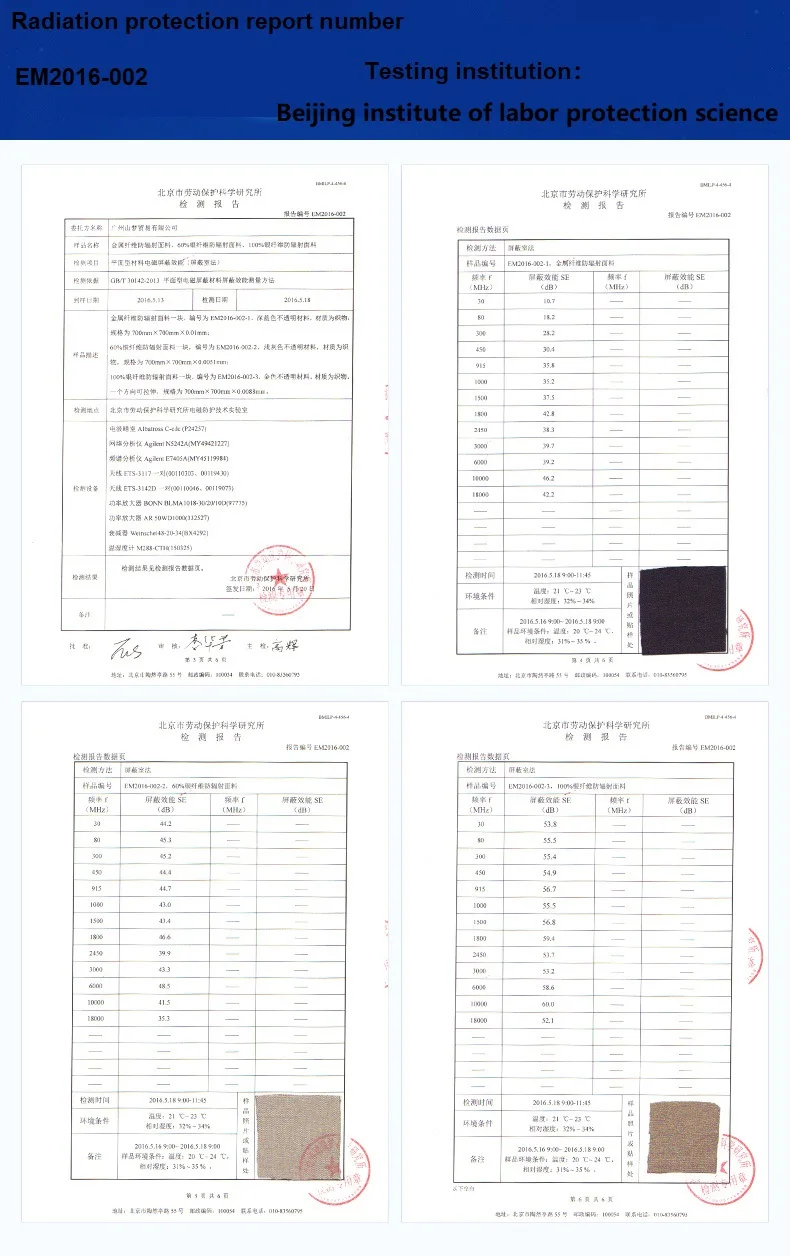 Серебро волокно EMF излучения защитная маска, подходит для кого работать с компьютером, электронное медицинское оборудование, радиостанция