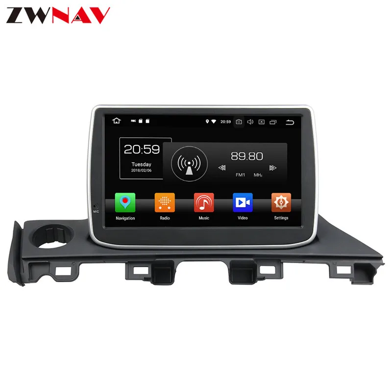 Perfect 9 inch Android 8 Car DVD Player GPS navigation For Mazda 6  Atenza 2017 headunit multimedia player tape recorder 0