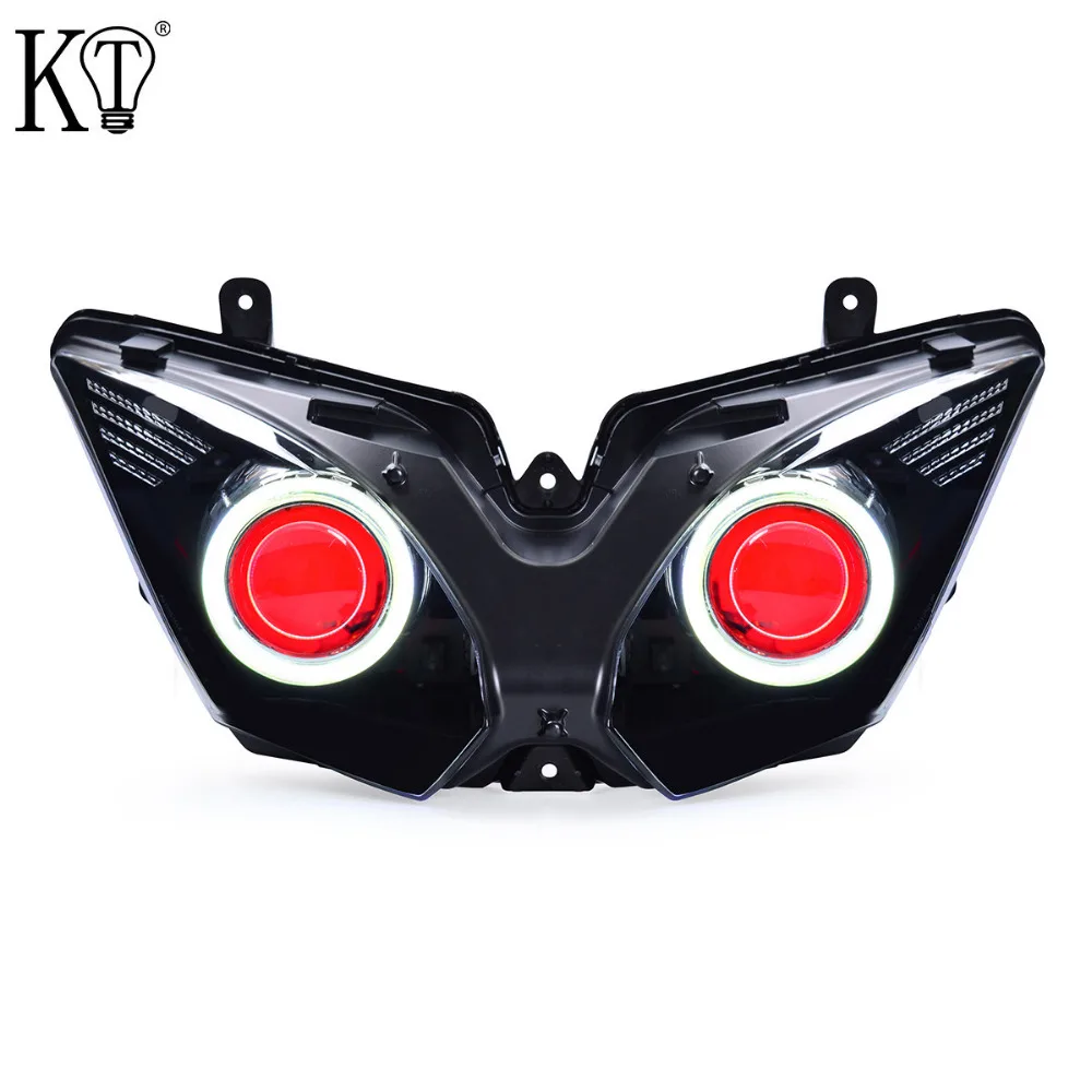 KT LED Perakitan Lampu Depan Sepeda Motor untuk Kawasaki Ninja 650 2017