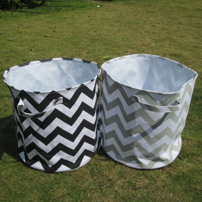 Wholesale Blanks Round Large Storage Bin Basket Fabric Organizer