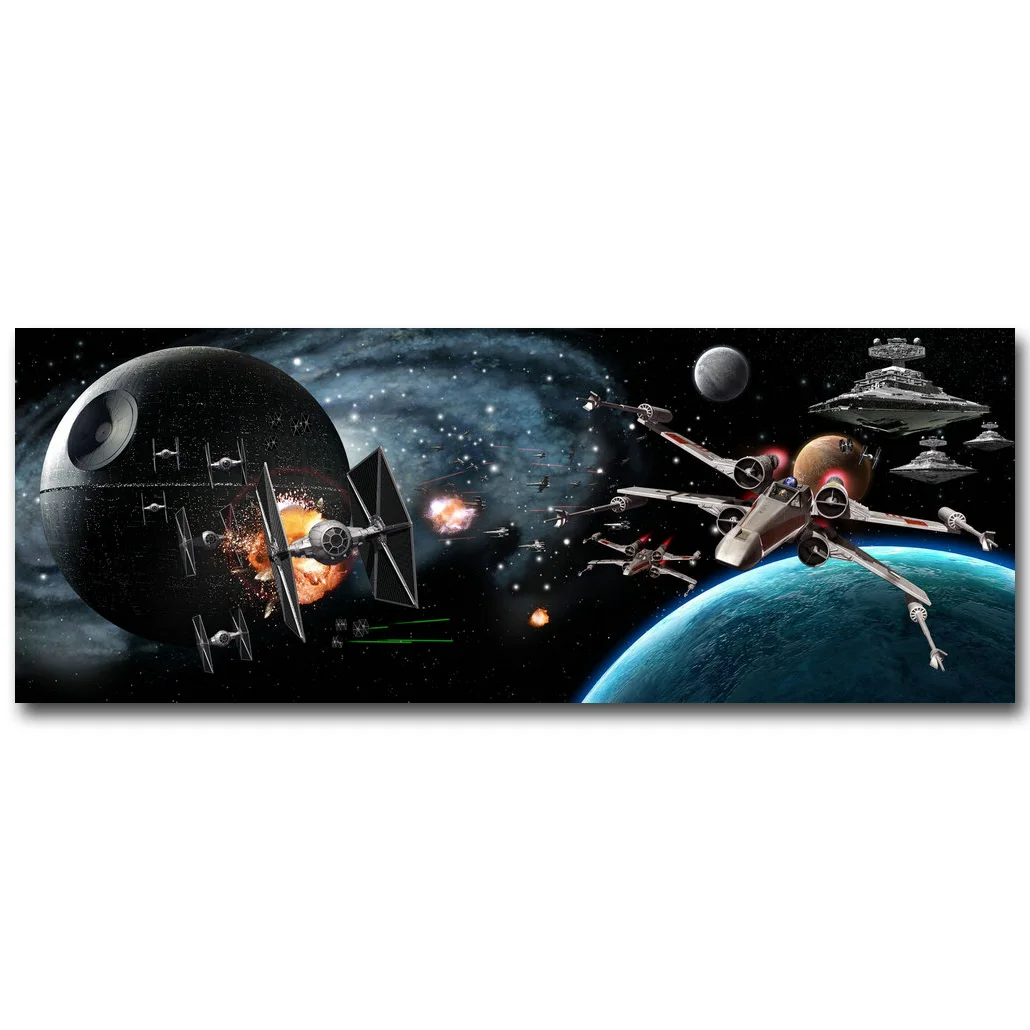 

Star Wars Empire at War Battlefront Art Silk Fabric Poster Print 13x35 24x64 inch Hot Game Picture for Room Wall Decor 129
