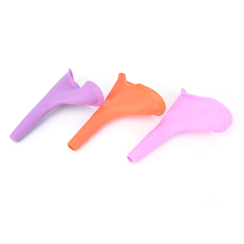

Silicone Women Urinal Soft Women Camping Urine Device Funnel Urinal Travel Urination Toilet Female Stand Up Pee Tools