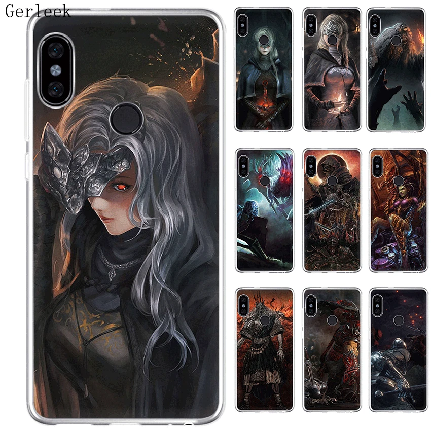 

Desxz Cell Phone Case for Redmi GO 7 4 Prime 3S 3 Pro 4A 4X 5 6 6A 5A Plus Cover Dark Soul Bag