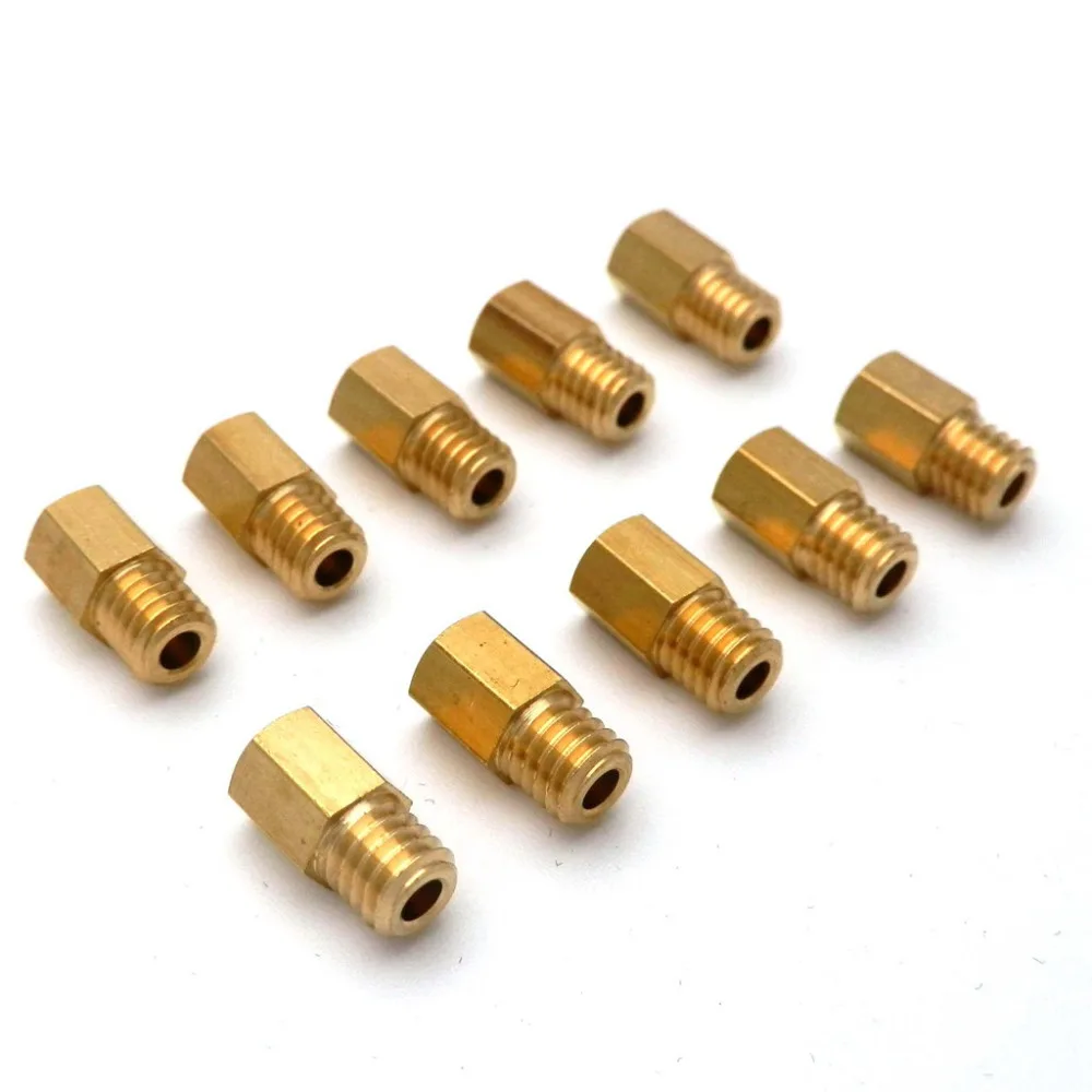 

10x Hex Type Main Jets for MIKUNI VM/TM/TMX RX100 AX100 TZR125 150 TM24 27 28 Motorcycle Carburetor 200-290 injectors Nozzle