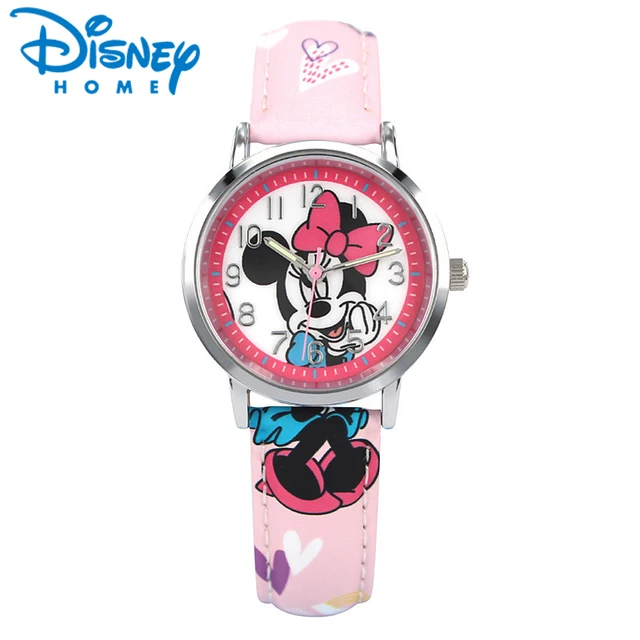 100% Genuine Disney Fashion Boys Girls Quartzl Watch for Kids Mickey Minnie Cart 100% Genuine Disney Fashion Boys Girls Quartzl Watch for Kids Mickey Minnie Cart