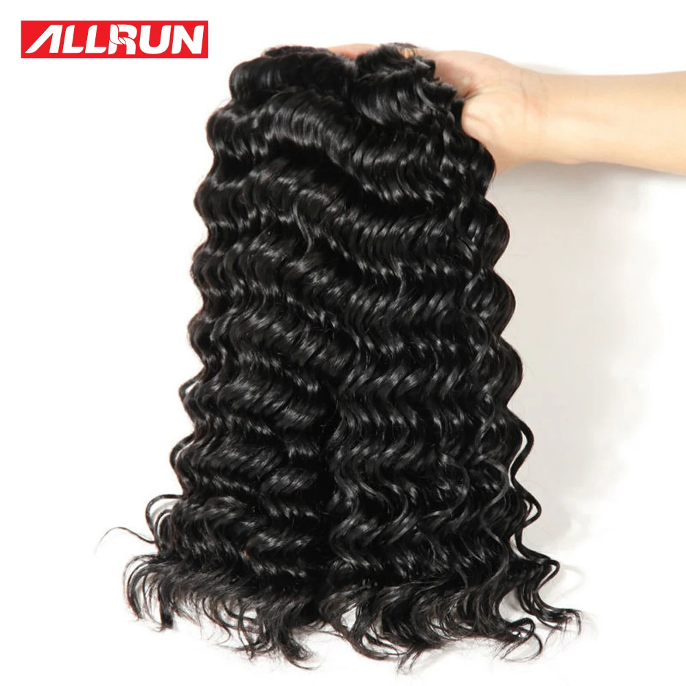 

7A Peruvian Virgin Hair 4 Bundle Deals Peruvian Deep Wave Curly Weave Human Hair Bundles Virgin Peruvian Curly Hair Bundles