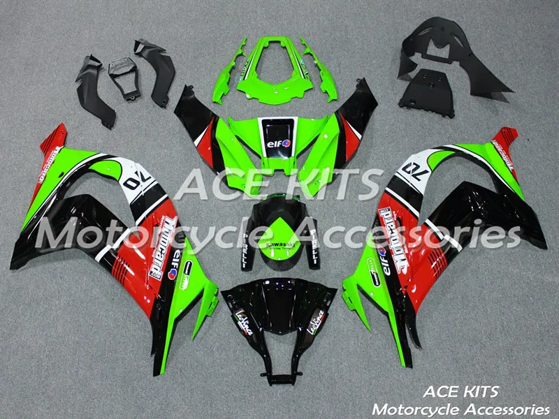 

New ABS motorcycle Fairing For kawasaki Ninja ZX-10R 2011 2012 2013 2014 2015 Injection Bodywor Any color All have ACE No.161