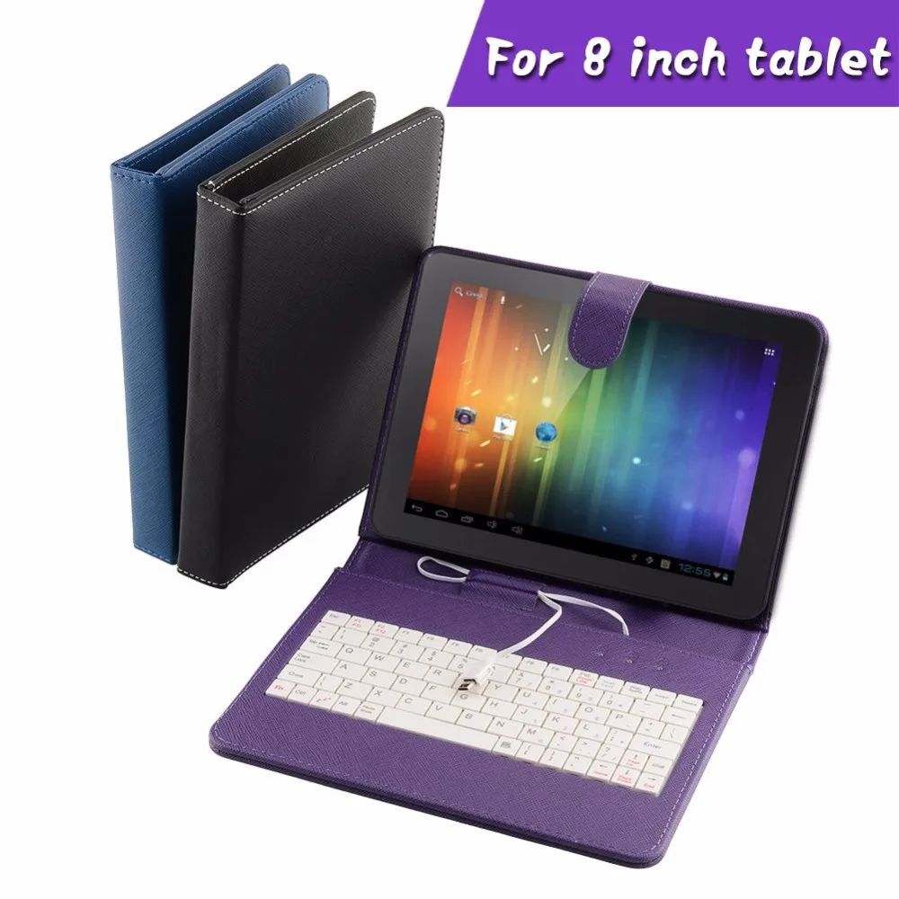 Buy Worthy PU universal Leather Stand Case with MINI Micro USB Keyboard