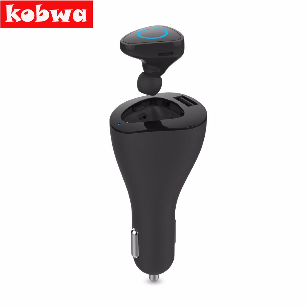 

R6000 Mini Stereo car bluetooth headset wireless earphone Portable Wireless Bluetooth Earphone USB Dock Car Phone Charger 2 in 1