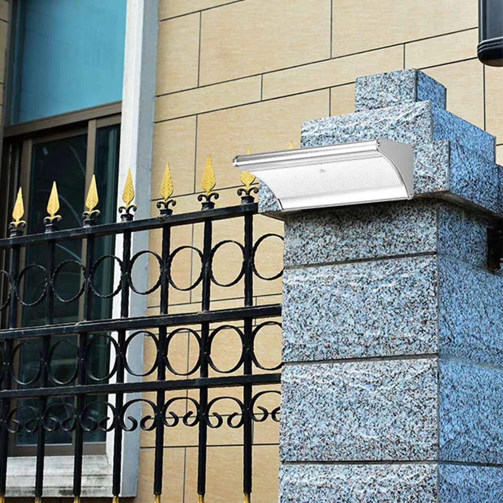 Luces solares LED impermeables para exteriores,lámpara de escaleras de