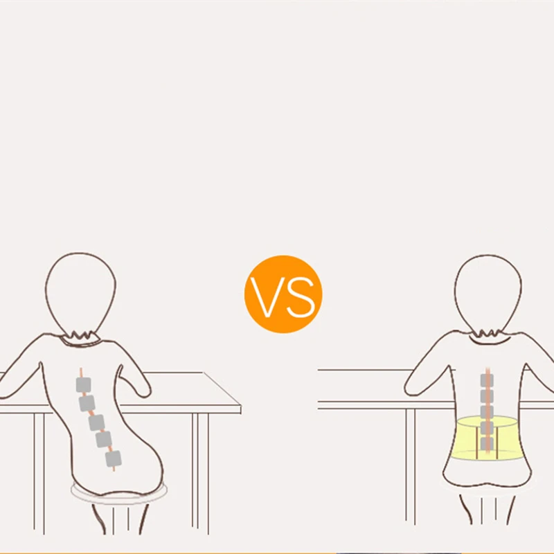 Мужской Женский Регулируемая дышащая спинка талии пояс для похудения с стали коррекция поясничного отдела позвоночника Корсет Вернуться