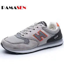 PAMASEN Pas Cher Hommes Occasionnels Chaussures Printemps Nouveau Design Léger Respirant Maille Formateurs Chaussures Hommes Appartements de Chaussures