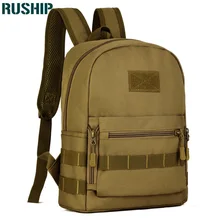 Camuflaje Hombres Mochila Mochilas Escolares Mujeres Mochila Táctica militar Molle Exterior Mochila de Viaje Bolsa de La Escuela Mochilas Bolsa 10L