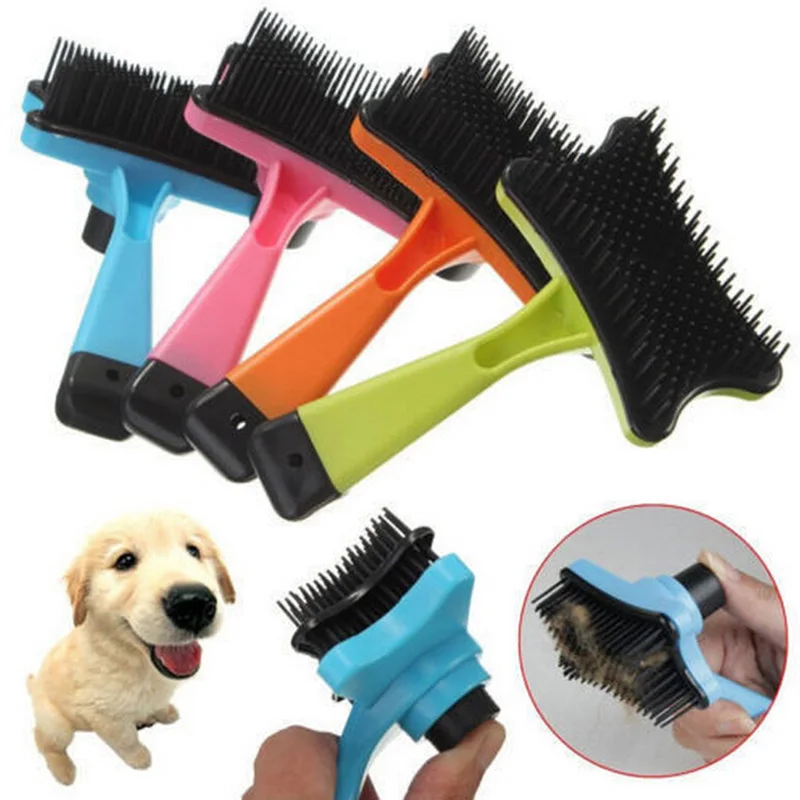 Pet Accessories Brand New Puppy Cat Hair Grooming Slicker Comb Gilling Brush Quick Clean Tool Pet