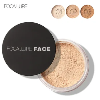 

Focallure Face Loose Powder 3 Colors Face Foundation Concealer Powder oil Control Natural Matte Translucent Powder Maquiagem
