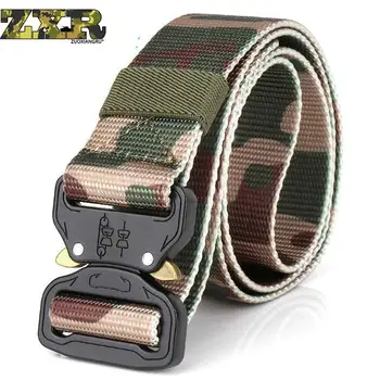

Swat Military Equipment Knock Off Army Belt Men's Heavy Duty Us Soldier Combat Tactical Belts Sturdy 100% Nylon Waistband 3.8cm