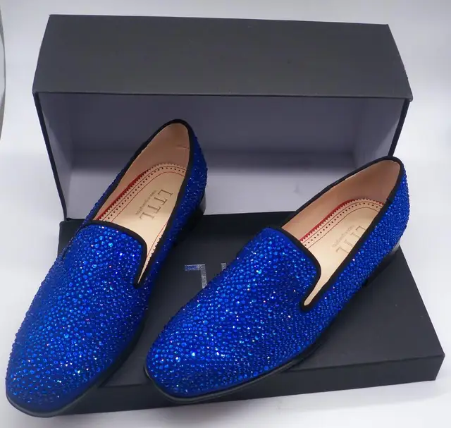 mens rhinestone dress shoes
