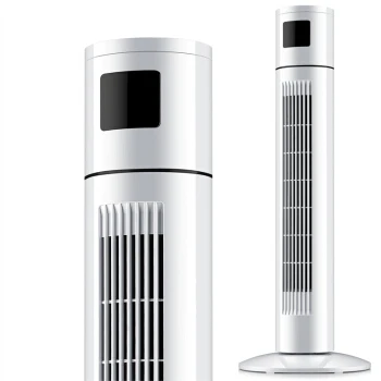 

Comfort Control Tower Fan with Smart Touch Panel Wide Area Cooling Fan Silent Air Cooler LED Display/Timing Function/3 Speed