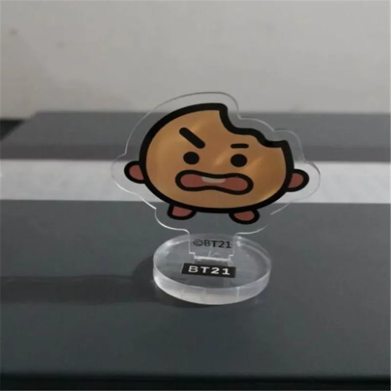2018 Новый Kpop OPPASTORE BTS BT21 Standcard Bangtan обувь для мальчиков мультфильм пластик украшения