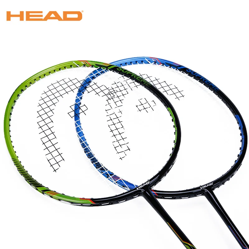2 Pieces HEAD badminton rackets carbon Light Badminton Racquet High