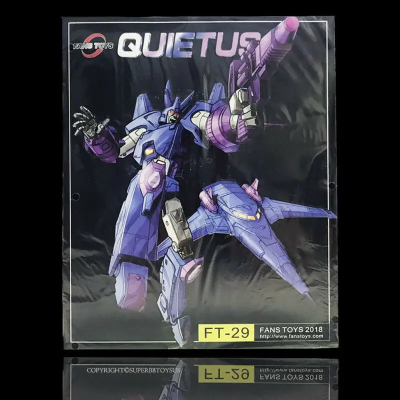 Fanstoys Ft29 Ft 29 трансформация Quietus G1 Cyclonus Mp весы фигурка в наличии вентиляторы игрушки