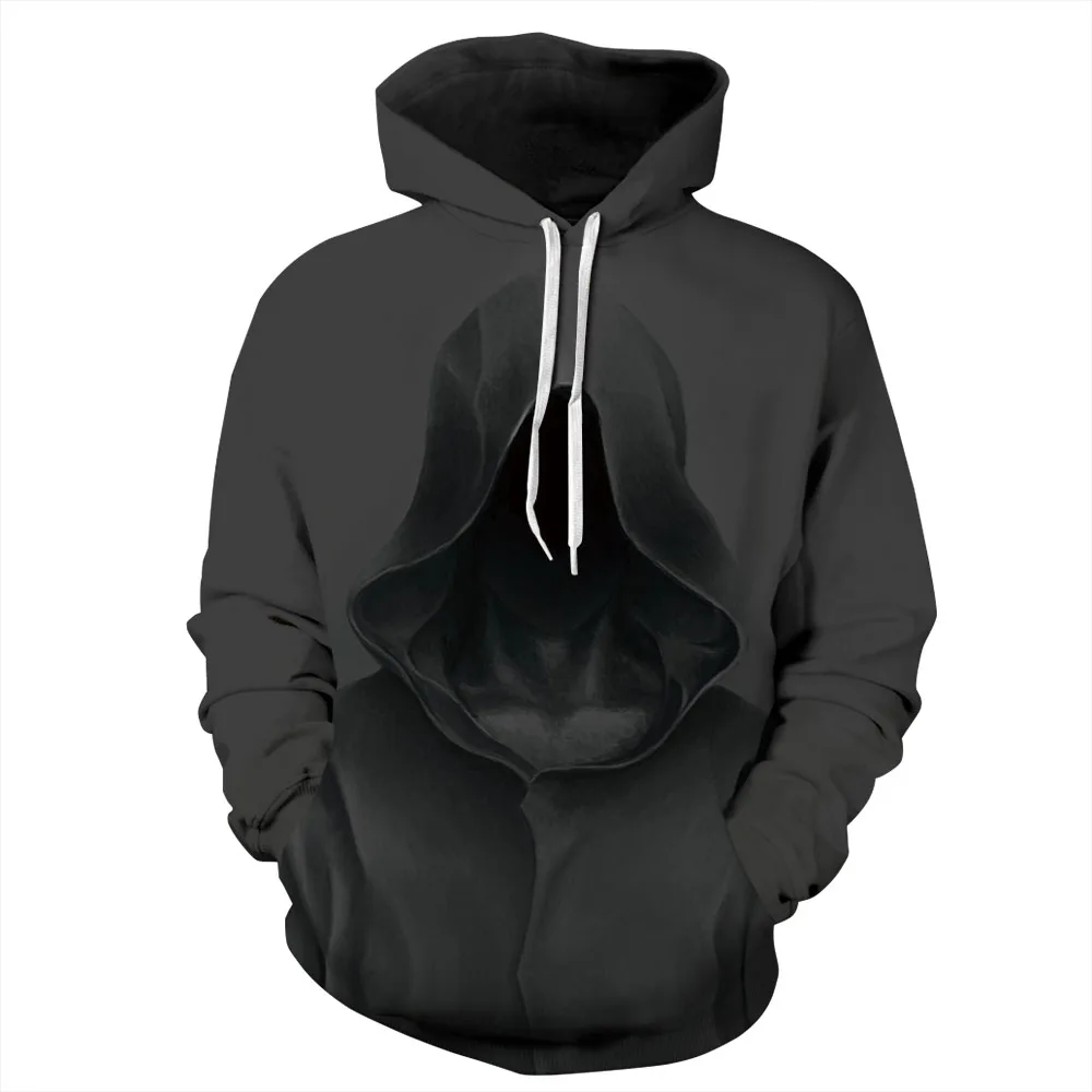 

Women/Men Sport Hoodies Azrael Death 3D Print Sweatshirts Long Sleeve Sportwear Loose Tops Autumn Winter Pollover Hooded Sweater