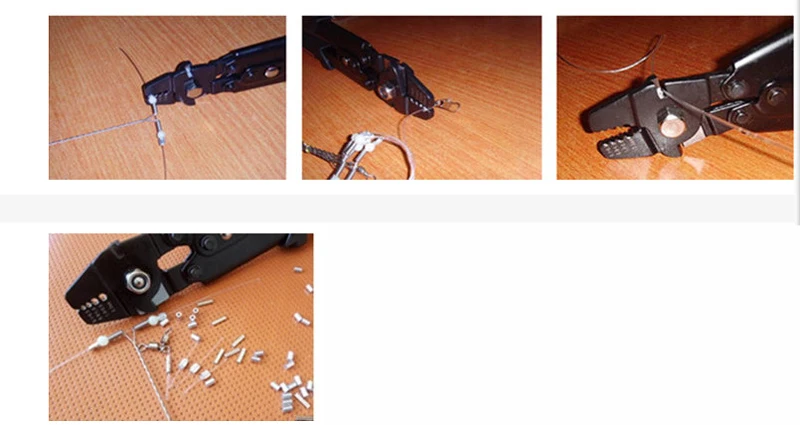 Alicate de Pesca para Aparelhamento Faz a Ferramenta Bimoo Crimps Tubos Monofilamento Rigging Jogo Líder Pesca Gancho Que & 2 High Quality Esporte e Lazer