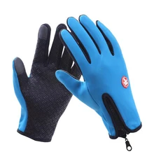 Зимние лыжные перчатки Для женщин Для мужчин сноуборд перчатки для езды на мотоцикле, Водонепроницаемый перчатка-ветровка для приготовления пищи на воздухе Лыжный Спорт езда на велосипеде