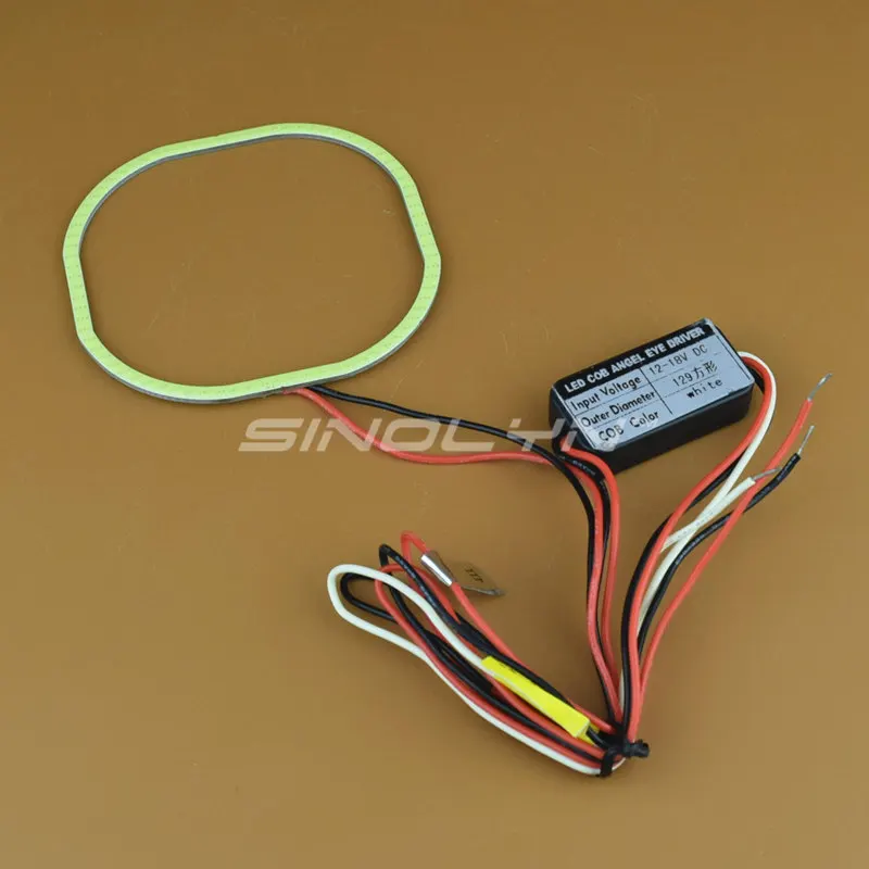 Sinolyn квадратный светодиодный фонарь Angel Eyes для бега Koito Q5/Hella 3R G5 Bi xenon объектив