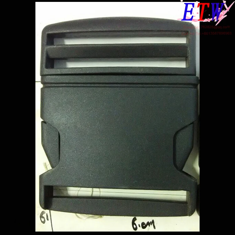 

Free shipping 60mm Plastic Buckles Black Color 10pcs/lot Garment School Bag accessories, For wholesale and retail