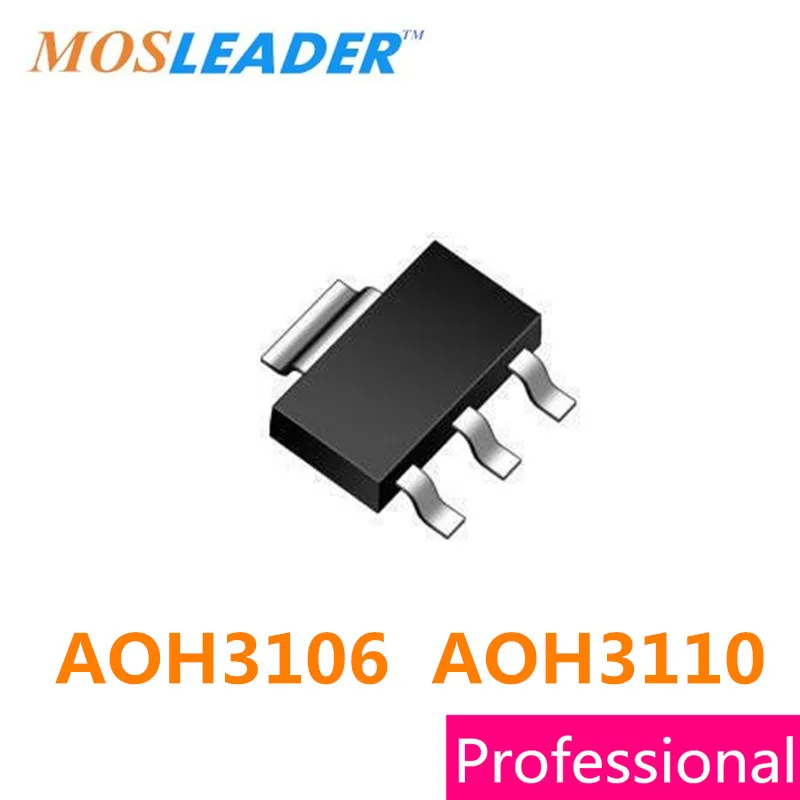 SMD AOH3106 AOH3110 100 шт SOT223 N Channel 2A 1A 100V 3106 3110 высокое качество|n-channel| |