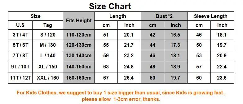 120-160 S-XXL SIZE
