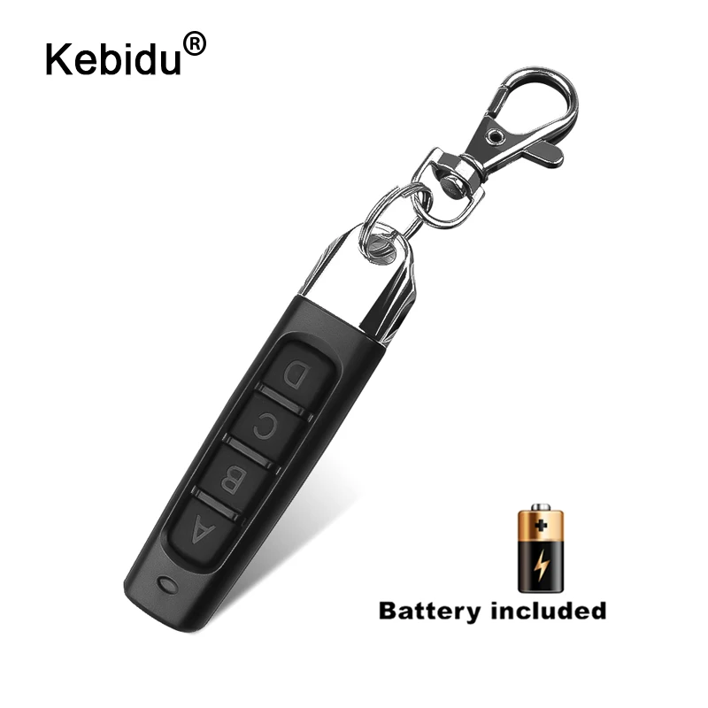 

kebidu 433MHZ 4 Buttons Remote Control Duplicator Cloning Gate for Garage Door Opener Learning Copying Transmitter Controller