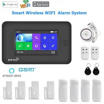 

Wireless Intelligent Home Security Burglar Monitor Touch Screen Detector Alarm