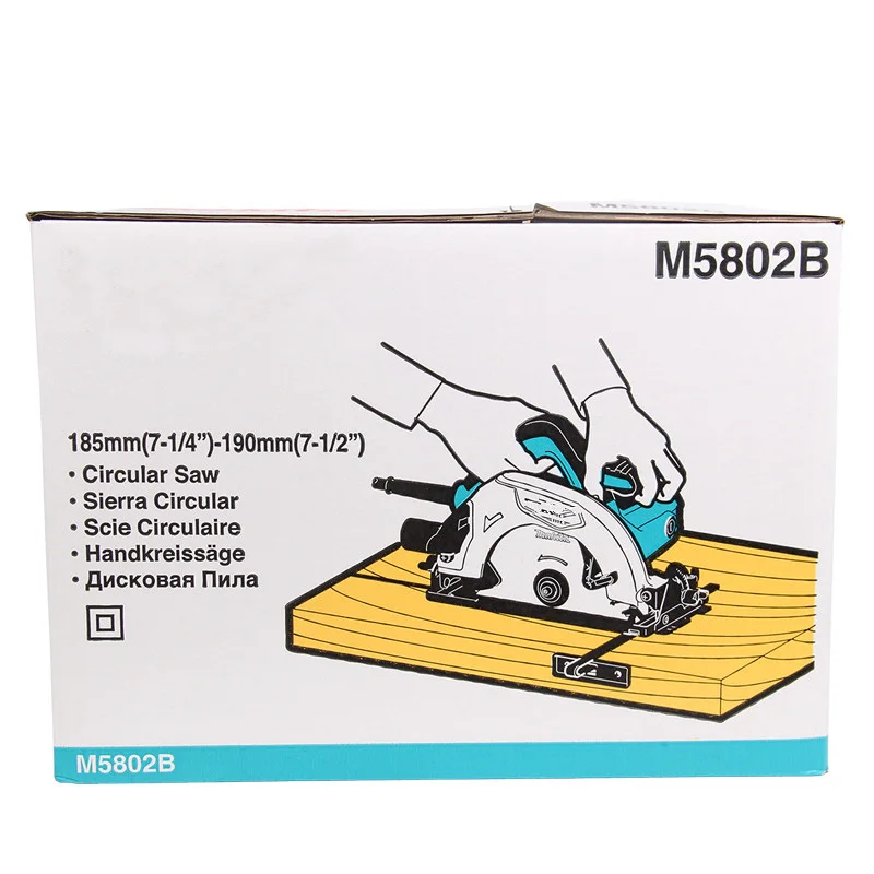 M5802B электрическая циркулярная пила портативная деревообрабатывающая машина