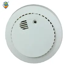 (4pcs) 2017 New Dual-voltage smoke detector 9V battery operated with 220V Safearmed Security Factory Fire Alarm