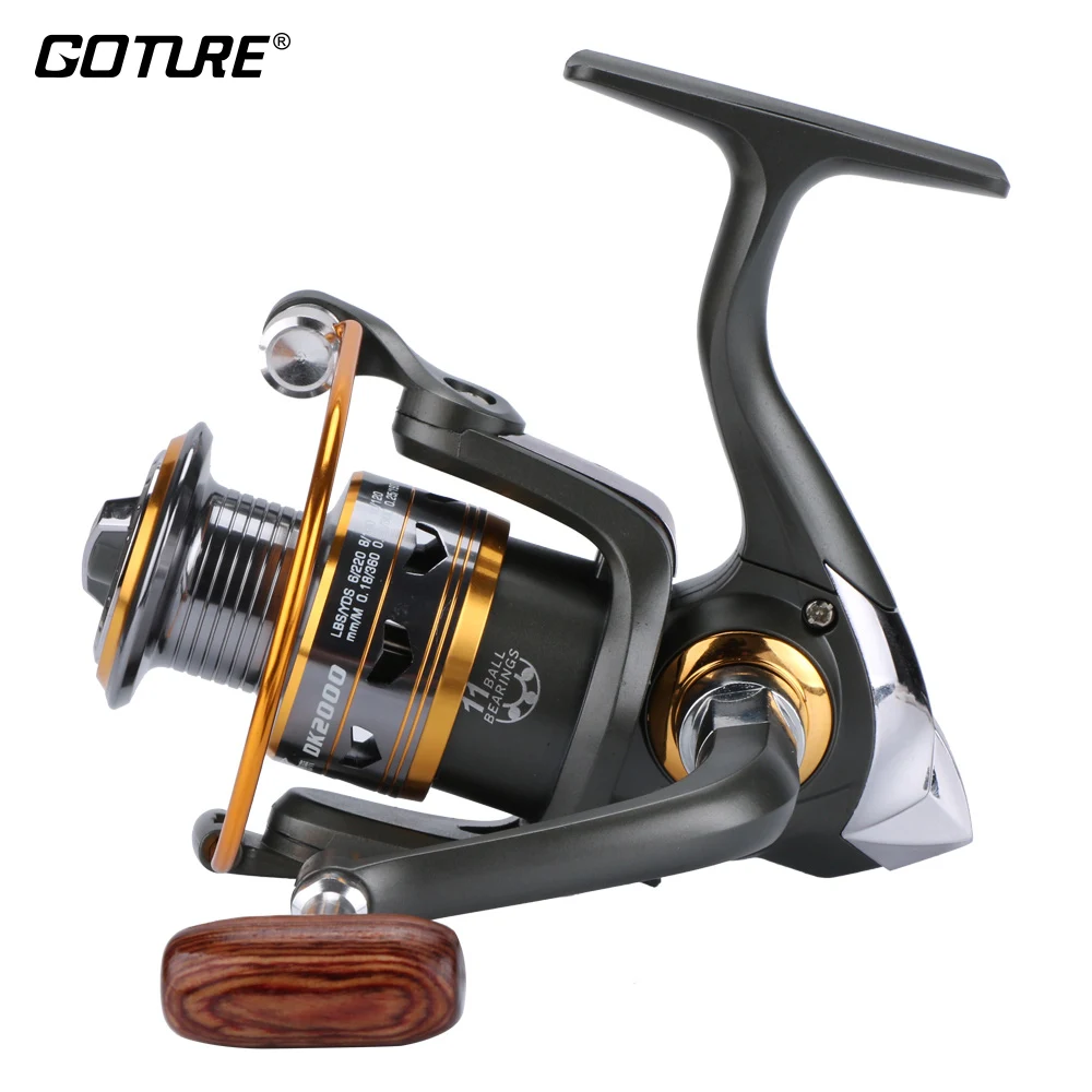 Prix pour Goture 11 Roulements À Billes En Métal Bobine Spinning Reel 5.2: 1 Pêche À La Carpe Bobine S'attaquer Pour Poissons DK Roue Prix pour Goture 11 Roulements À Billes En Métal Bobine Spinning Reel 5.2: 1 Pêche À La Carpe Bobine S'attaquer Pour Poissons DK Roue