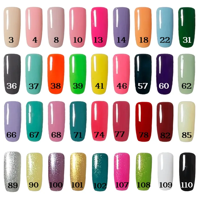 Online Beuget Soak Off Gel Nail Polish Kit Color Varnish Online Beuget Soak Off Gel Nail Polish Kit Color Varnish 10pcs Base Top Coat 36 Colors Long Lasting Uv Led Art Lacquer Aliexpress