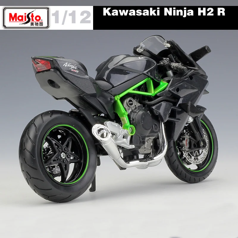 MAISTO 1:12 Kawasaki Ninja H2R H2 R мотоцикл литой металлический велосипед Модель для детей подарки на день рождения