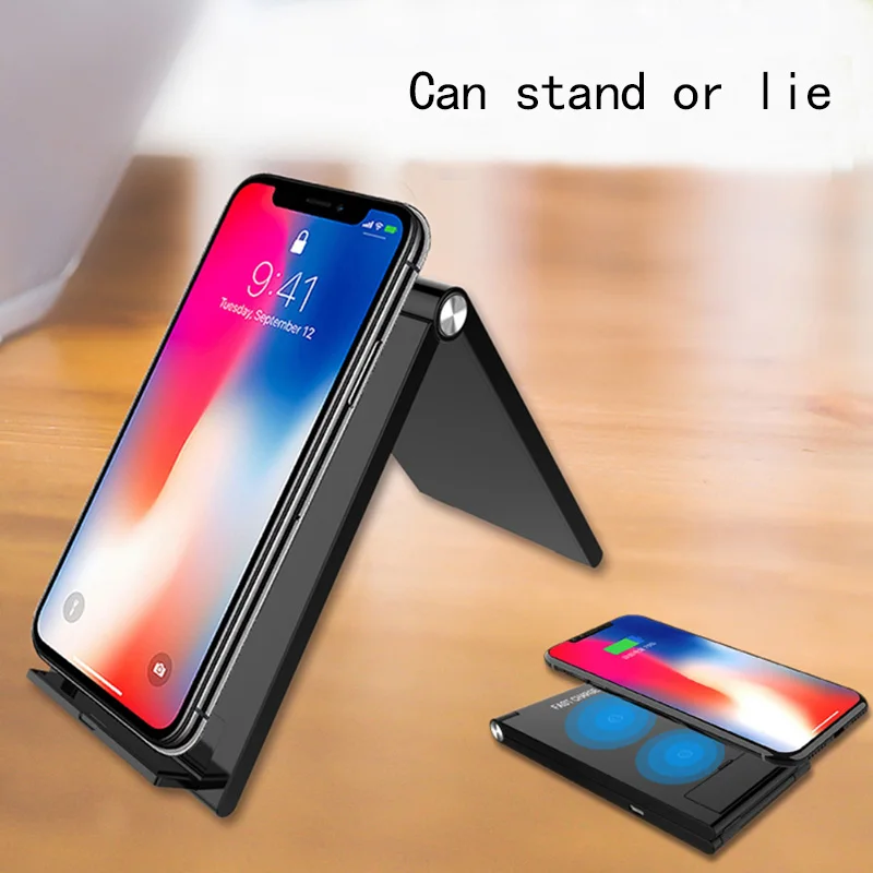 

Youbina Qi wireless charger desktop phone holder for iPhone samsung huawei xiaomi