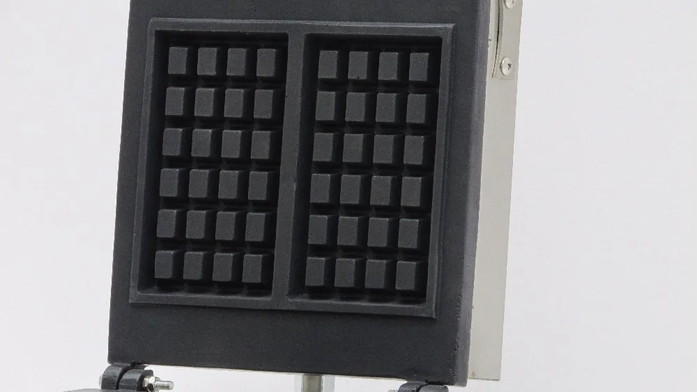 Коммерческое двухголовое квадратное бельгийское вафельное железо|waffle iron|belgian