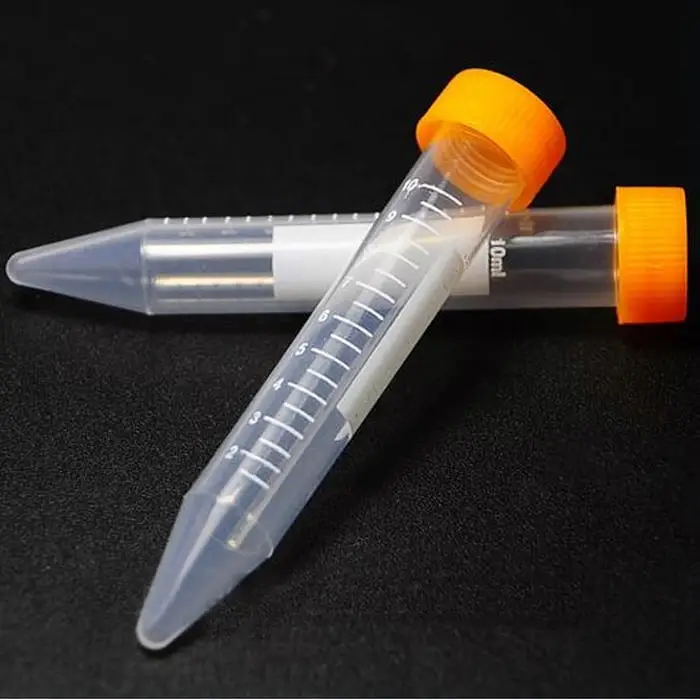 

10ML 50pcs/lot Clear Plastic centrifuge tube PP Centrifuge Tubes with screw cap vials