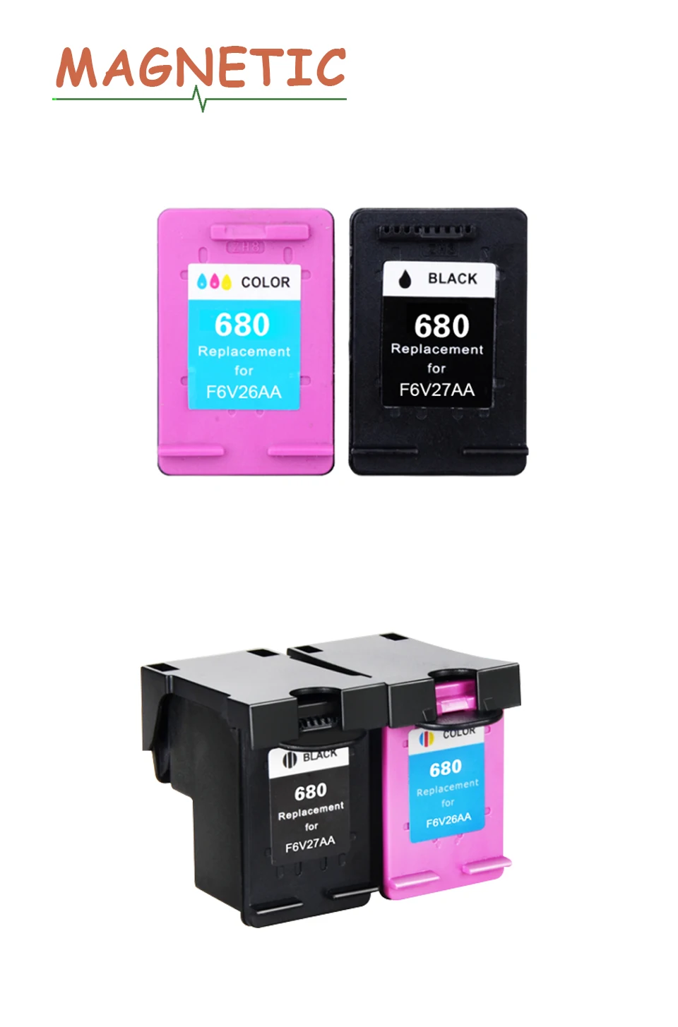 for HP680 compatible cartridge