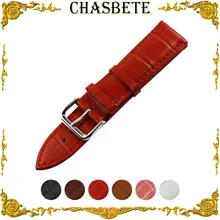 18 19 20 21 22 24mm Couro Faixa de Relógio para Relógio Patek Philippe Blancpain Homens Mulheres Correia de Pulso Pulseira Cinto de Laço Marrom Preto vermelho