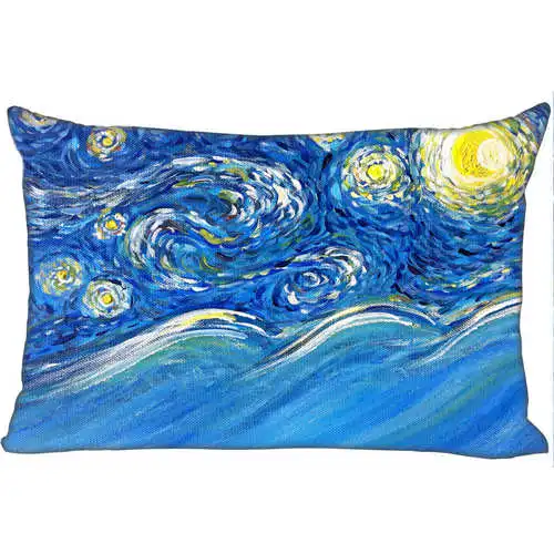 Best наволочки на заказ stary night(1)@ bedroom Home Rectangle наволочка на молнии(одна сторона)@ 1205-05-06-305